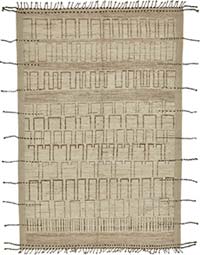 Yeni Fas Tarzı El Dokuma Halı - 204 cm x 301 cm