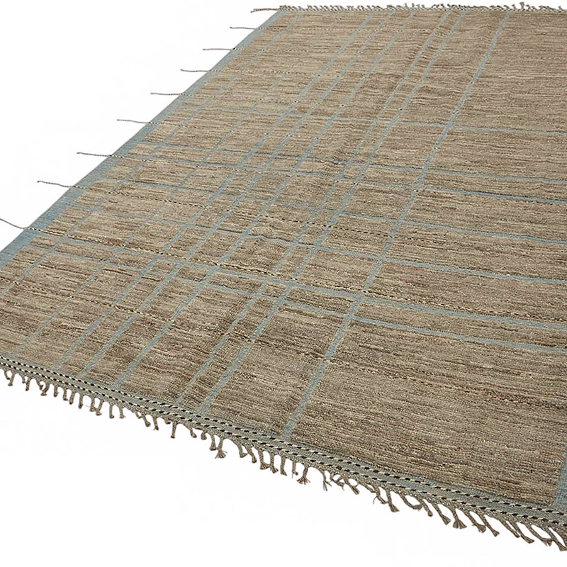 Nueva Alfombra Tejida a Mano de Estilo Marroquí - 206 cm x 304 cm - K0083981