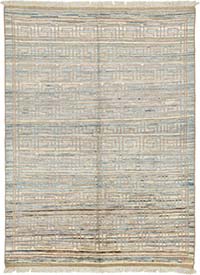 New Hand-Knotted Rug - 5' 5" x 7' 6" (65" x 90")