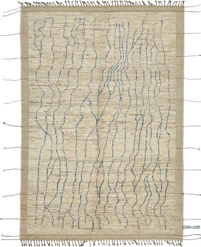 Yeni Fas Tarzi El Dokuma Hali - 212 cm x 311 cm