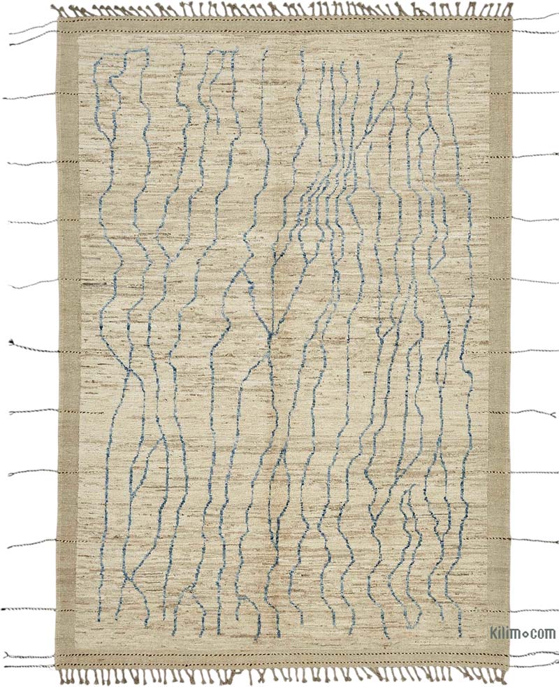 Yeni Fas Tarzi El Dokuma Hali - 212 cm x 311 cm - K0083994