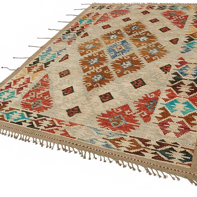 New Hand-Knotted Rug - 6' 11" x 10' 1" (83" x 121") - K0083998