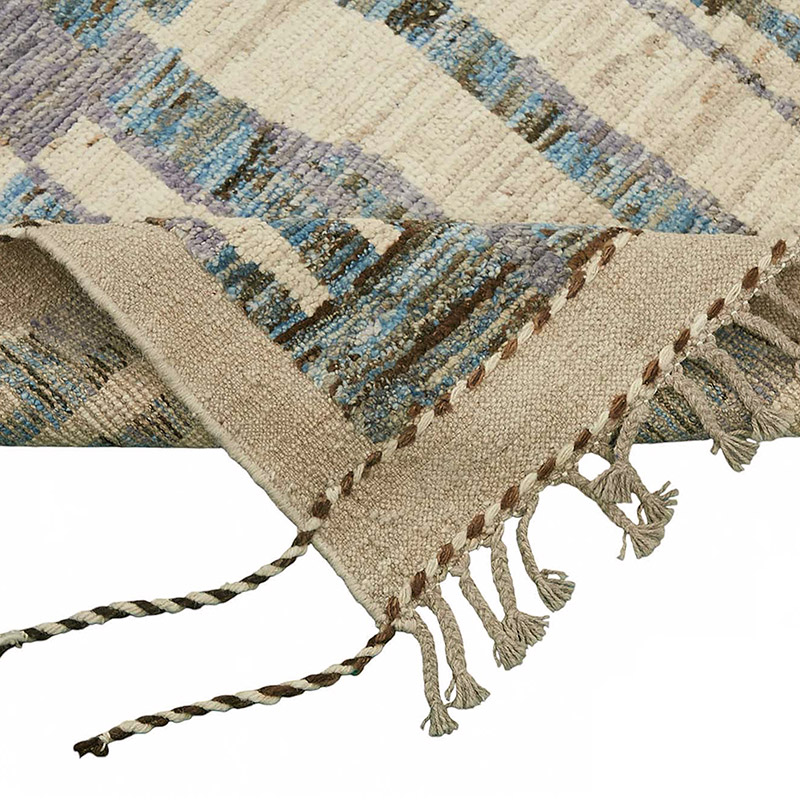 New Moroccan Style Hand-Knotted Rug - 7' 2" x 9' 11" (86" x 119") - K0084003