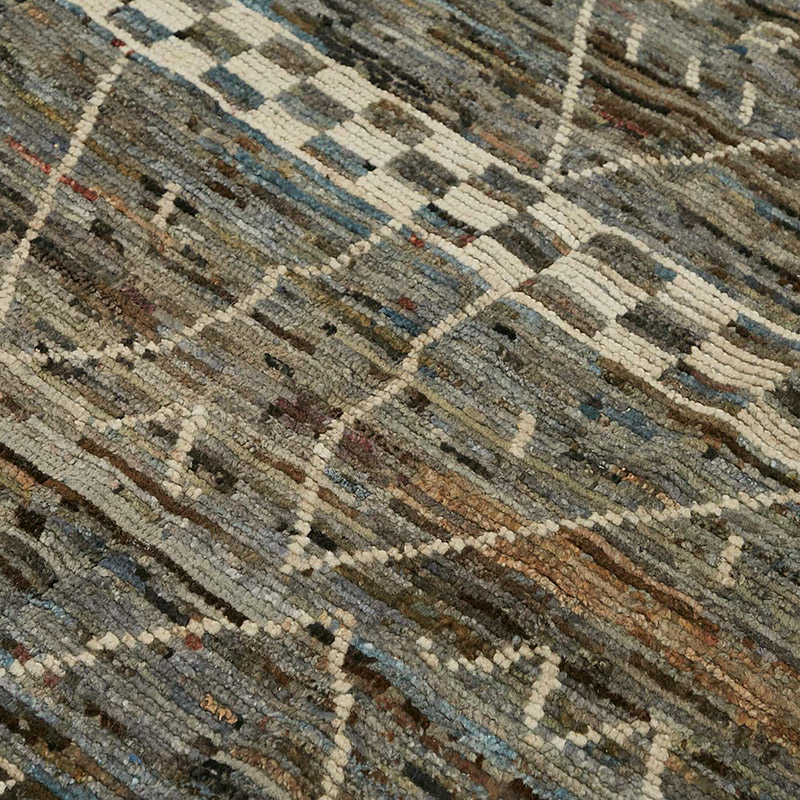 Nueva Alfombra Tejida a Mano de Estilo Marroquí - 261 cm x 297 cm - K0084004