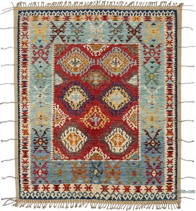 New Hand-Knotted Rug - 8'  x 9' 8" (96" x 116")