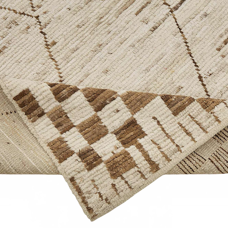 New Moroccan Style Hand-Knotted Rug - 8' 6" x 9' 7" (102" x 115") - K0084007