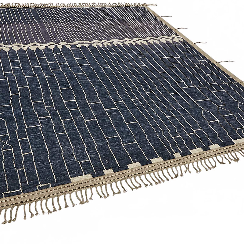 Nueva Alfombra Tejida a Mano de Estilo Marroquí - 253 cm x 299 cm - K0084012