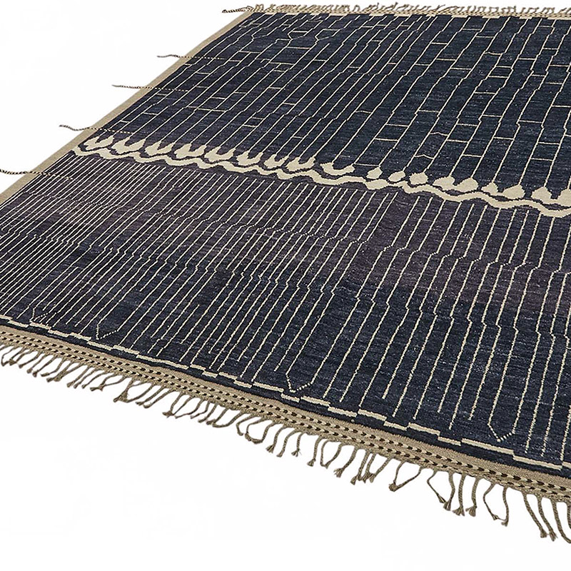 Nueva Alfombra Tejida a Mano de Estilo Marroquí - 253 cm x 299 cm - K0084012