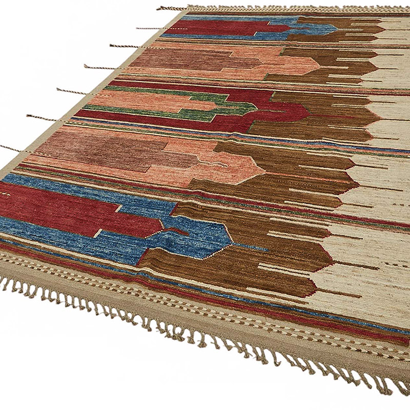 New Hand-Knotted Rug - 6' 9" x 9' 10" (81" x 118") - K0084016