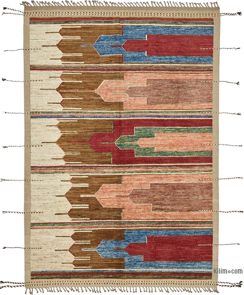 New Hand-Knotted Rug - 6' 9" x 9' 10" (81" x 118") - K0084016