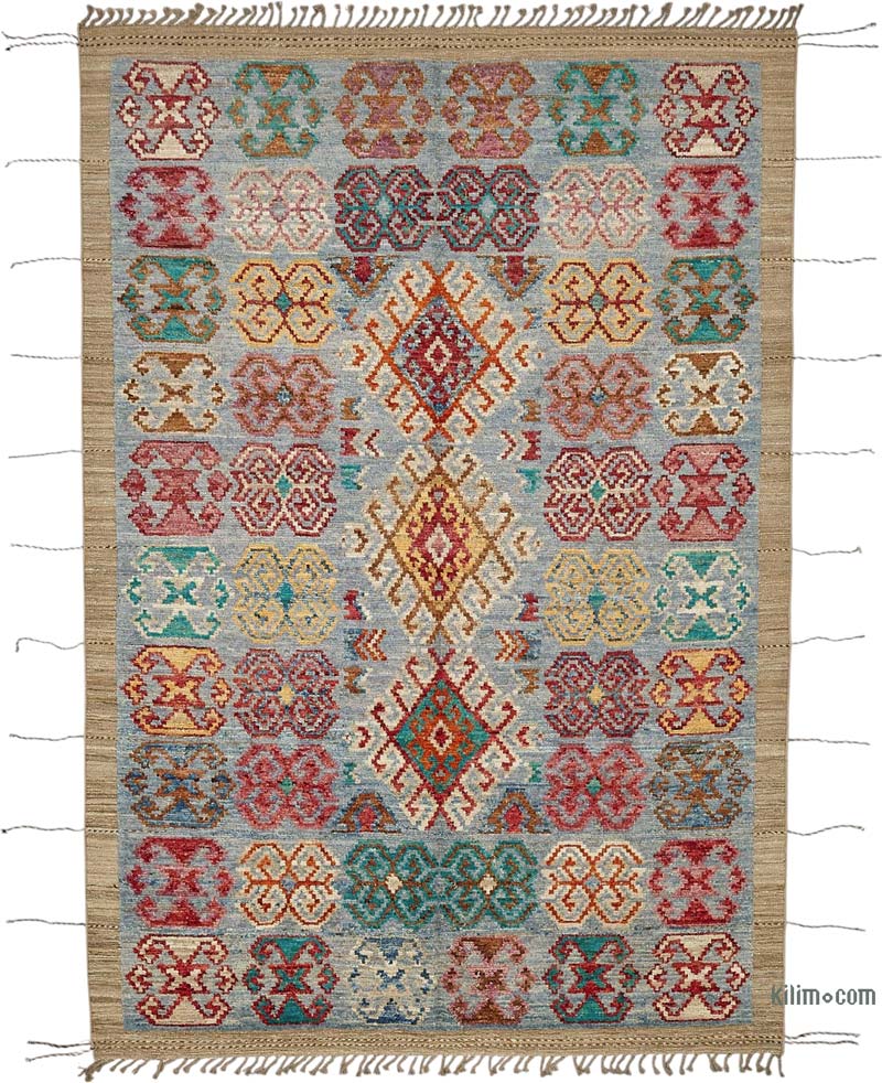 New Hand-Knotted Rug - 6' 8" x 10' 3" (80" x 123") - K0084020