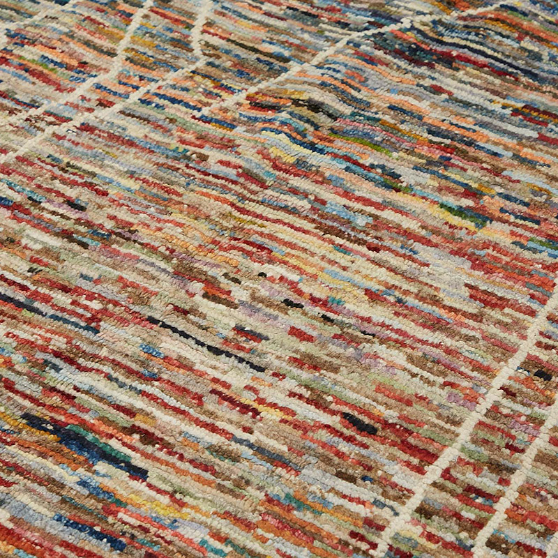 New Moroccan Style Hand-Knotted Rug - 7' 1" x 9' 9" (85" x 117") - K0084021