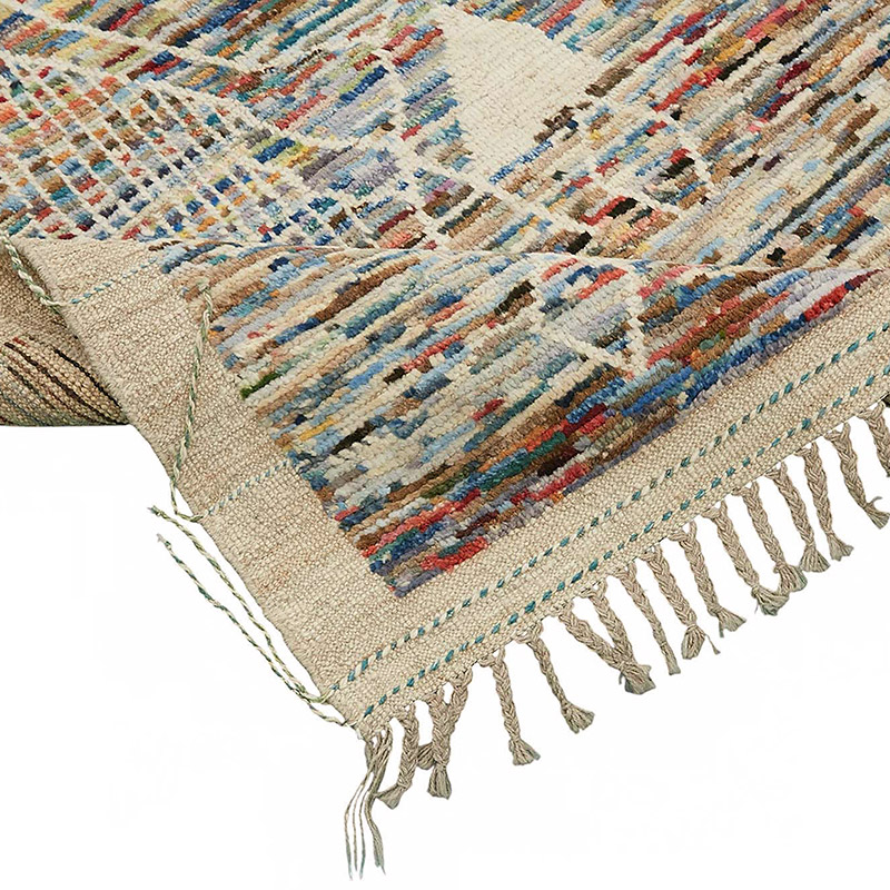 New Moroccan Style Hand-Knotted Rug - 7' 1" x 9' 9" (85" x 117") - K0084021