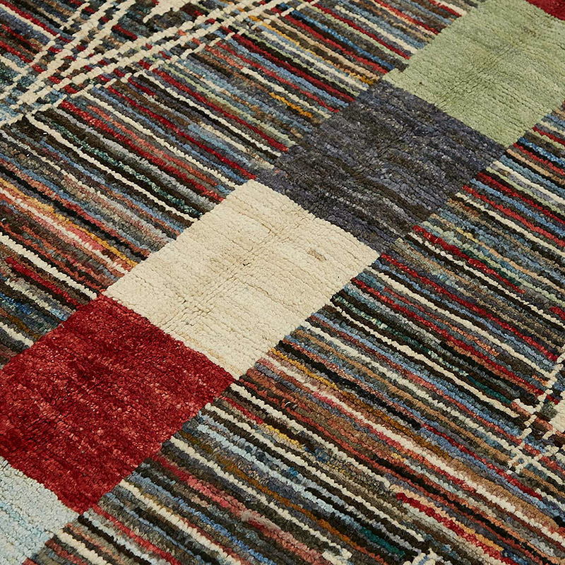Nueva Alfombra Tejida a Mano de Estilo Marroquí - 170 cm x 231 cm - K0084028