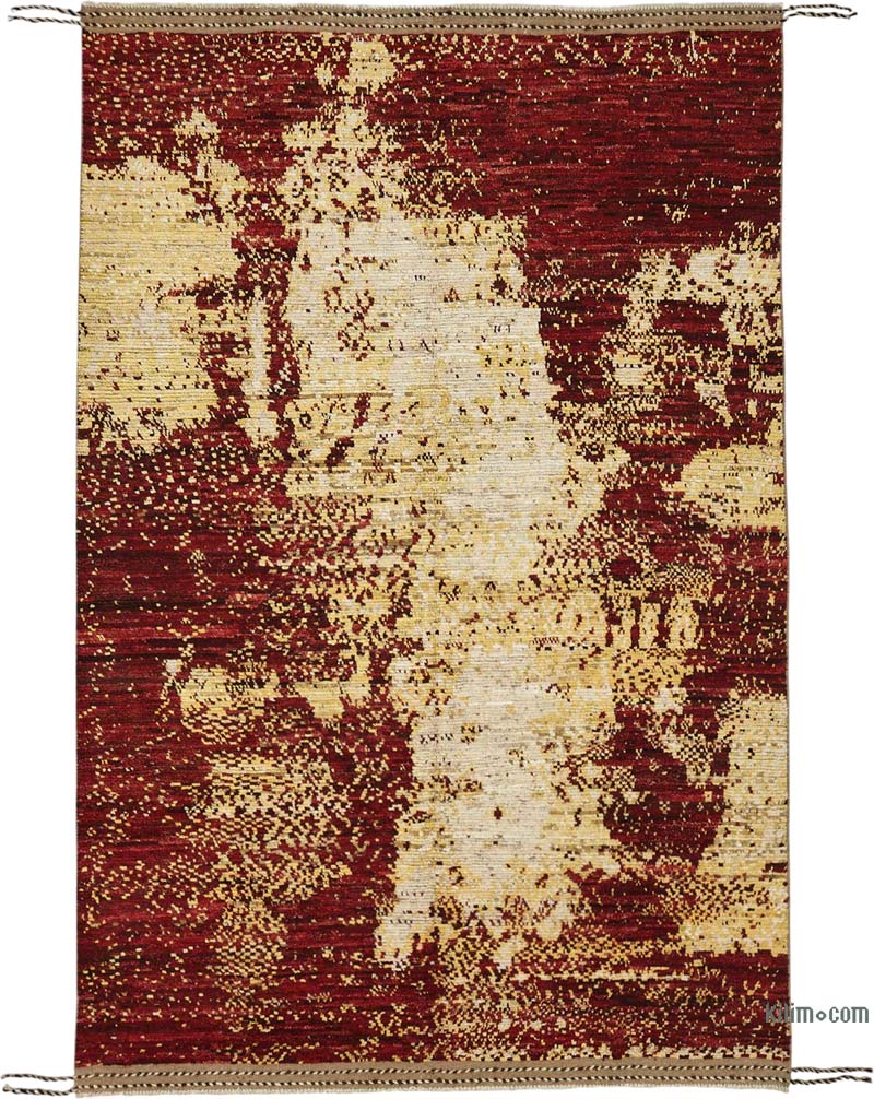 New Hand-Knotted Rug - 6' 8" x 10' 2" (80" x 122") - K0084029
