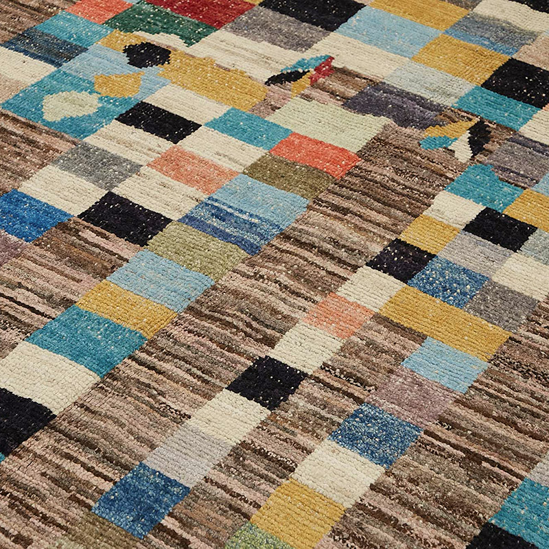 Nueva Alfombra Tejida a Mano de Estilo Marroquí - 201 cm x 297 cm - K0084033
