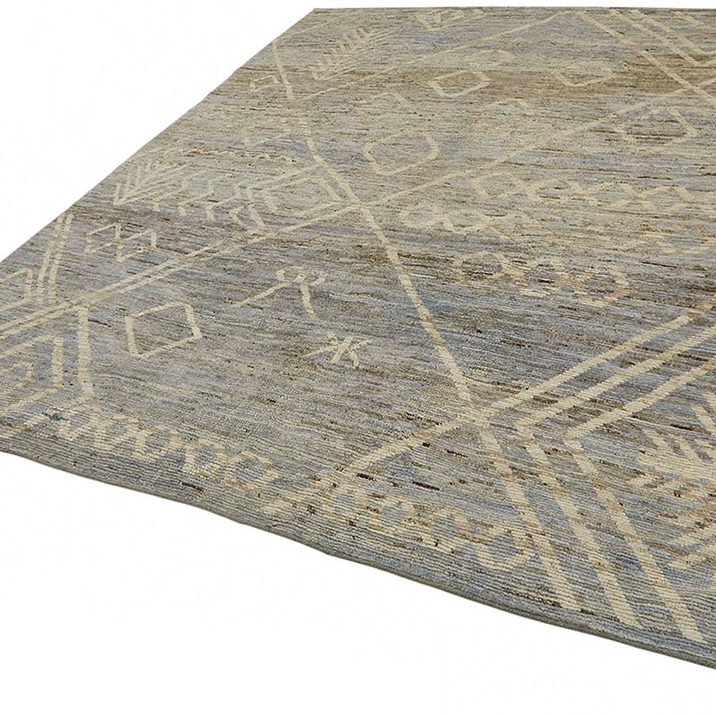 Nueva Alfombra Tejida a Mano de Estilo Marroquí - 251 cm x 285 cm - K0084037