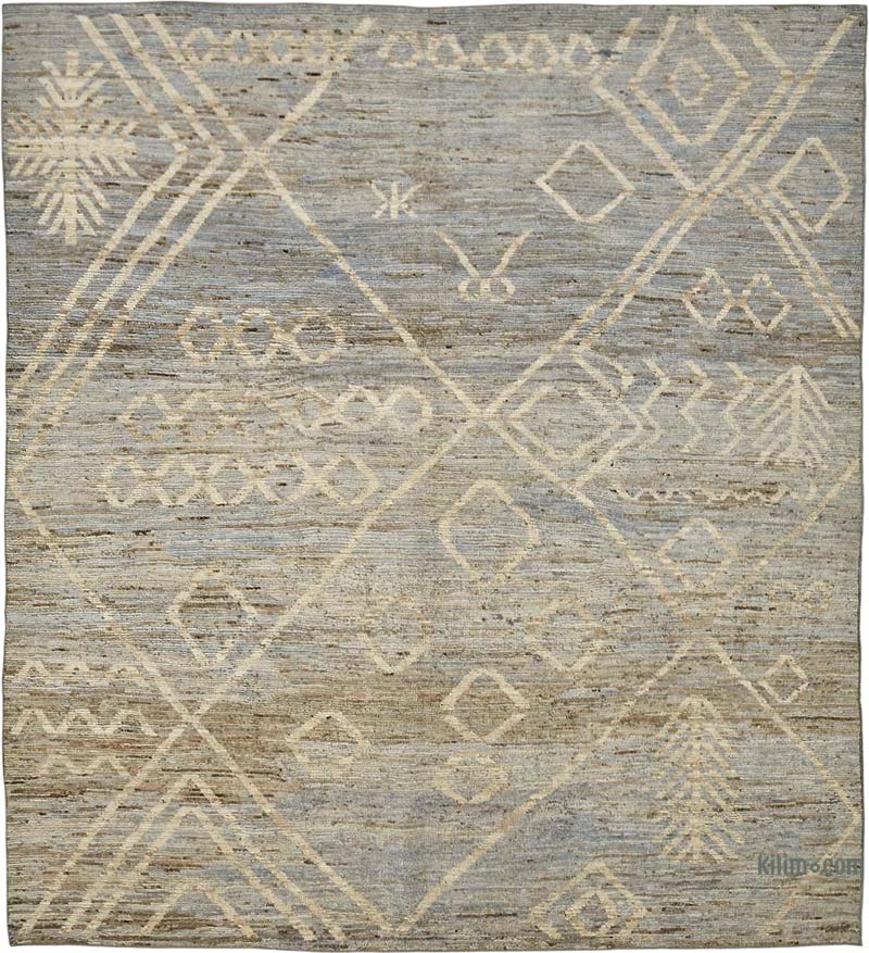 Nueva Alfombra Tejida a Mano de Estilo Marroquí - 251 cm x 285 cm - K0084037