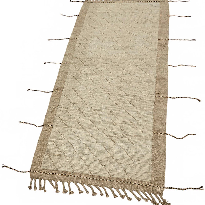 Nuevo Corredor Anudado a Mano de Estilo Marroquí - 68 cm x 188 cm - K0084039