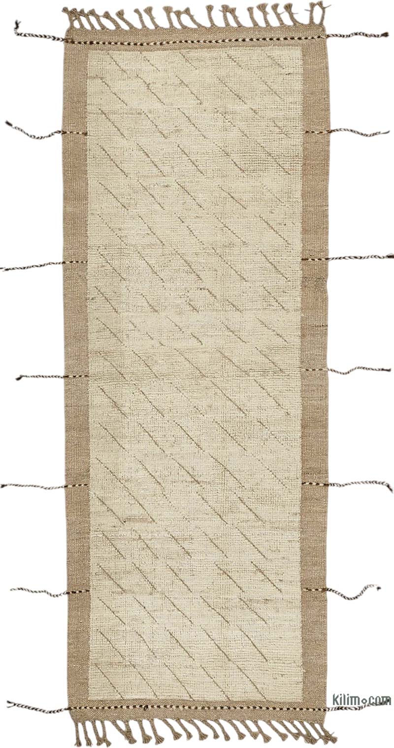 Nuevo Corredor Anudado a Mano de Estilo Marroquí - 68 cm x 188 cm - K0084039