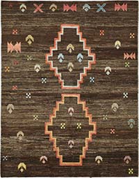 Yeni Fas Tarzı El Dokuma Halı - 150 cm x 194 cm
