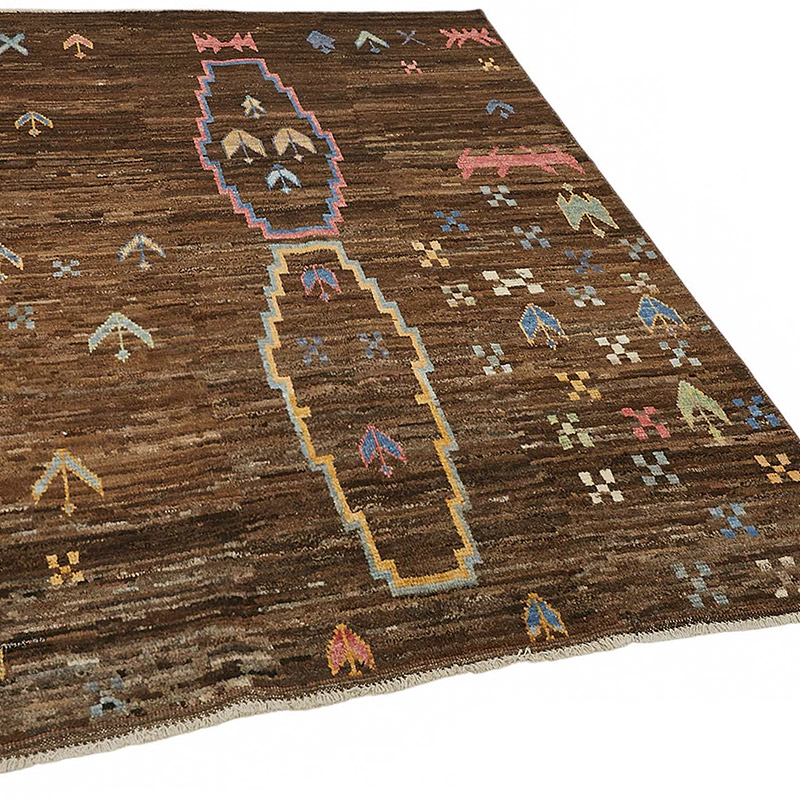 Yeni Fas Tarzi El Dokuma Hali - 145 cm x 200 cm - K0084044