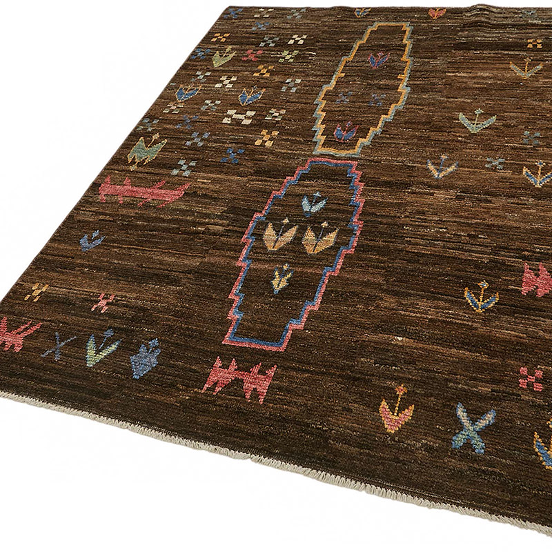 Yeni Fas Tarzi El Dokuma Hali - 145 cm x 200 cm - K0084044