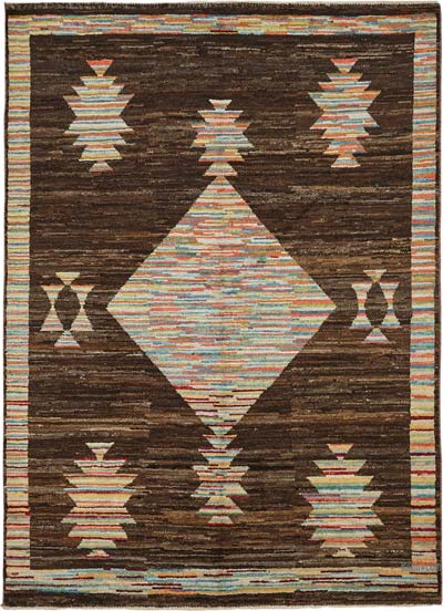 New Hand-Knotted Rug - 5' 8" x 7' 10" (68" x 94")