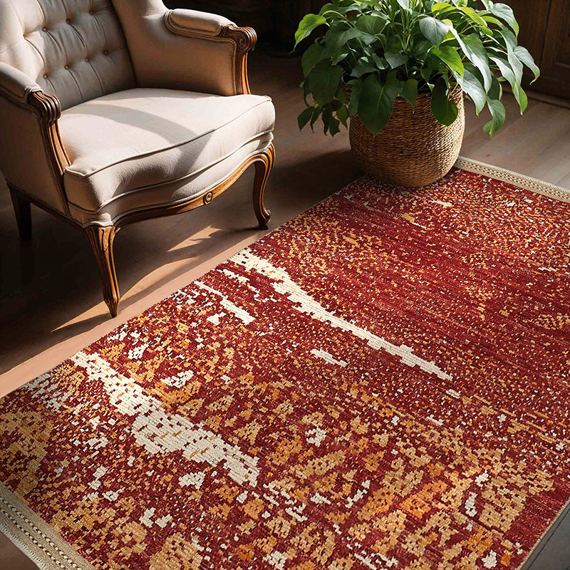 New Hand-Knotted Rug - 4' 11" x 6' 10" (59" x 82") - K0084050
