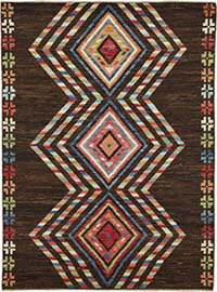 New Moroccan Style Hand-Knotted Rug - 5' 8" x 7' 10" (68" x 94")