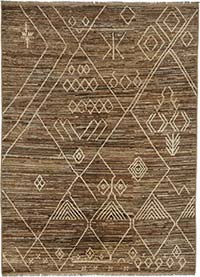 Nueva Alfombra Tejida a Mano de Estilo Marroquí - 207 cm x 293 cm