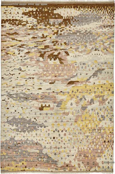 New Hand-Knotted Rug - 6' 6" x 9' 8" (78" x 116")