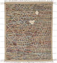 Yeni Fas Tarzı El Dokuma Halı - 245 cm x 310 cm