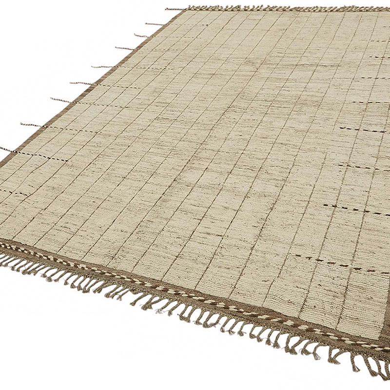 New Moroccan Style Hand-Knotted Rug - 7' 3" x 10'  (87" x 120") - K0084059