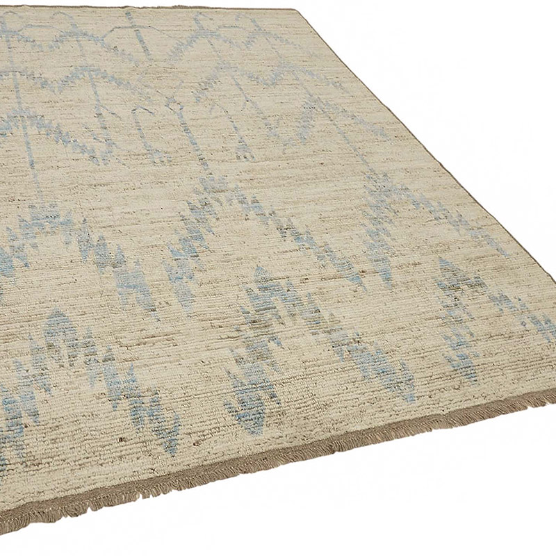 New Moroccan Style Hand-Knotted Rug - 6' 8" x 9' 8" (80" x 116") - K0084060