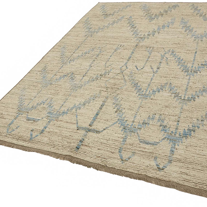 New Moroccan Style Hand-Knotted Rug - 6' 8" x 9' 8" (80" x 116") - K0084060