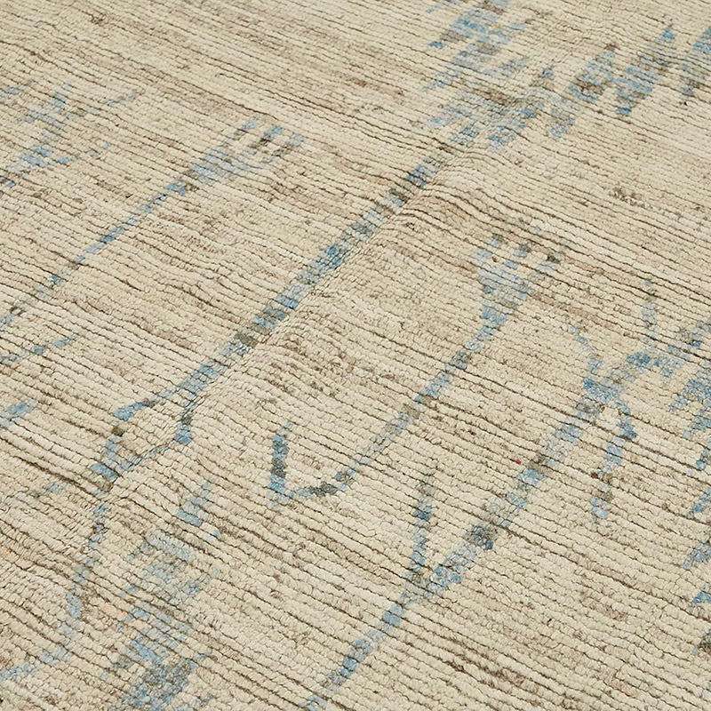 New Moroccan Style Hand-Knotted Rug - 6' 8" x 9' 8" (80" x 116") - K0084060