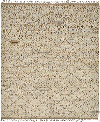Yeni Fas Tarzi El Dokuma Hali - 253 cm x 300 cm