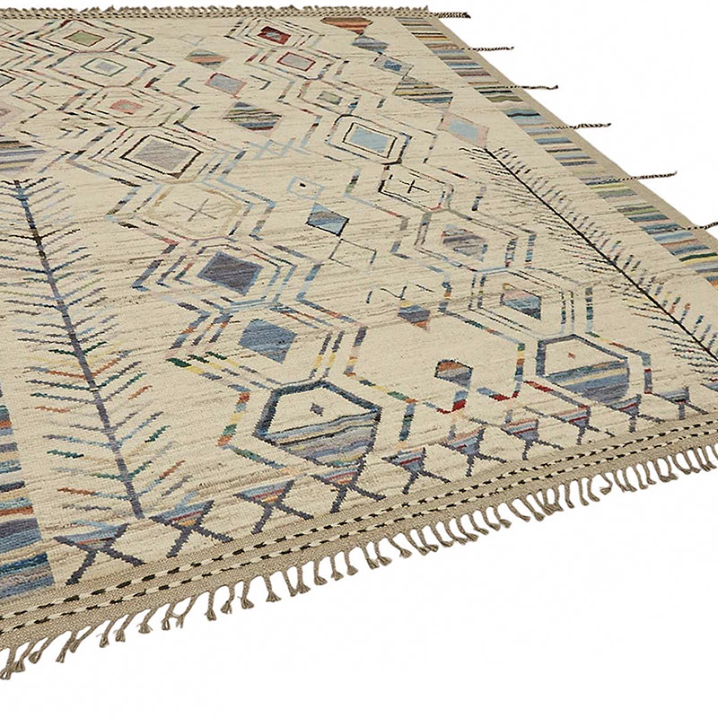 Nueva Alfombra Tejida a Mano de Estilo Marroquí - 256 cm x 307 cm - K0084066