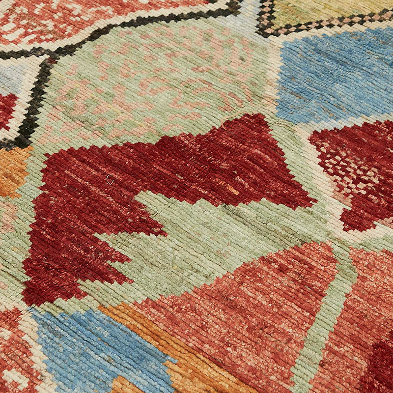 New Moroccan Style Hand-Knotted Rug - 6' 7" x 10' 1" (79" x 121") - K0084067
