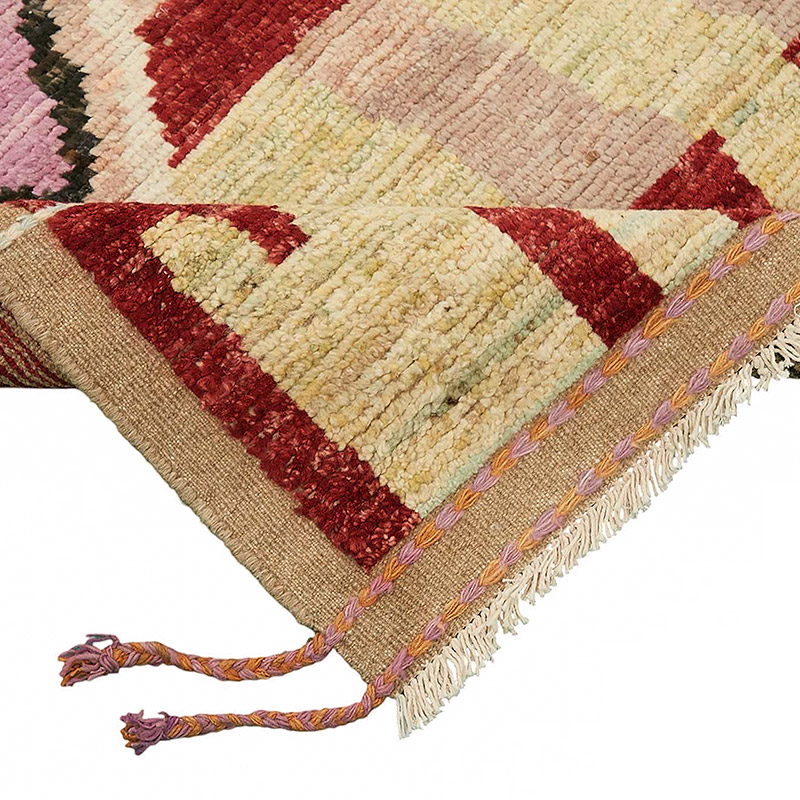 New Moroccan Style Hand-Knotted Rug - 6' 7" x 10' 1" (79" x 121") - K0084067