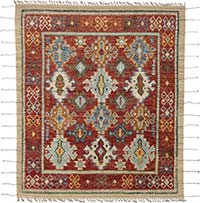 New Hand-Knotted Rug - 8' 5" x 9' 11" (101" x 119")
