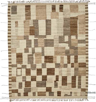 Nueva Alfombra Tejida a Mano de Estilo Marroquí - 228 cm x 312 cm