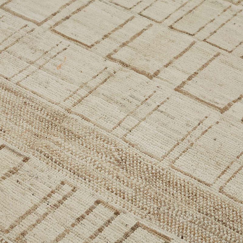 Nueva Alfombra Tejida a Mano de Estilo Marroquí - 202 cm x 307 cm - K0084076