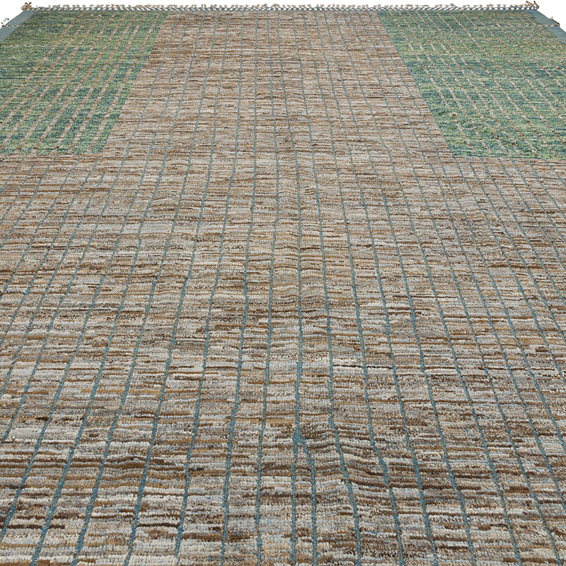 Nueva Alfombra Tejida a Mano de Estilo Marroquí - 323 cm x 425 cm - K0084079