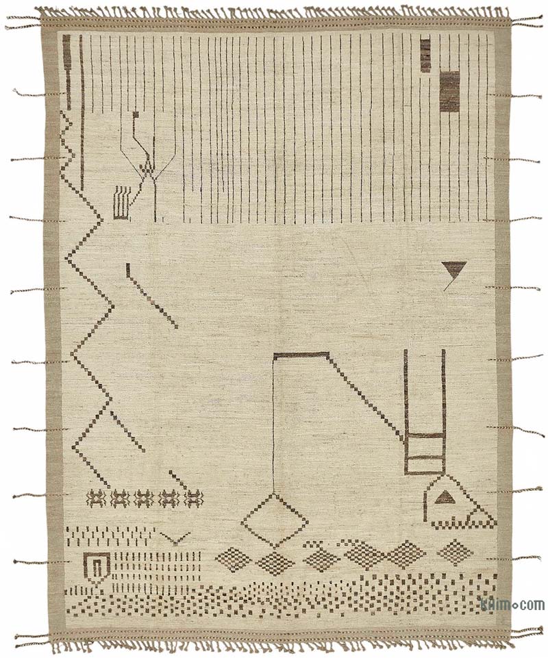 Yeni Fas Tarzi El Dokuma Hali - 277 cm x 370 cm - K0084080