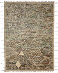 Yeni Fas Tarzı El Dokuma Halı - 308 cm x 431 cm