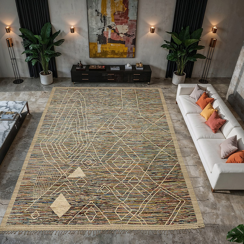 New Moroccan Style Hand-Knotted Rug - 10' 1" x 14' 2" (121" x 170") - K0084081