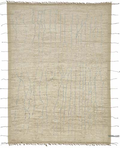 Nueva Alfombra Tejida a Mano de Estilo Marroquí - 311 cm x 428 cm