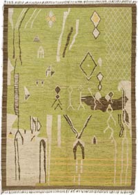 Nueva Alfombra Tejida a Mano de Estilo Marroquí - 312 cm x 436 cm